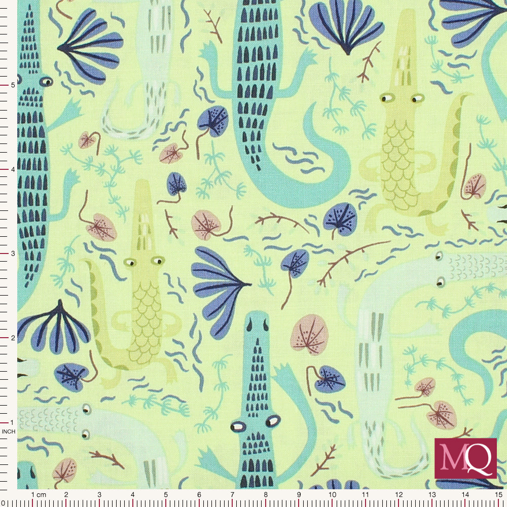 Jungle Jive by Clothworks - Light Olive Reduced NOW £8m