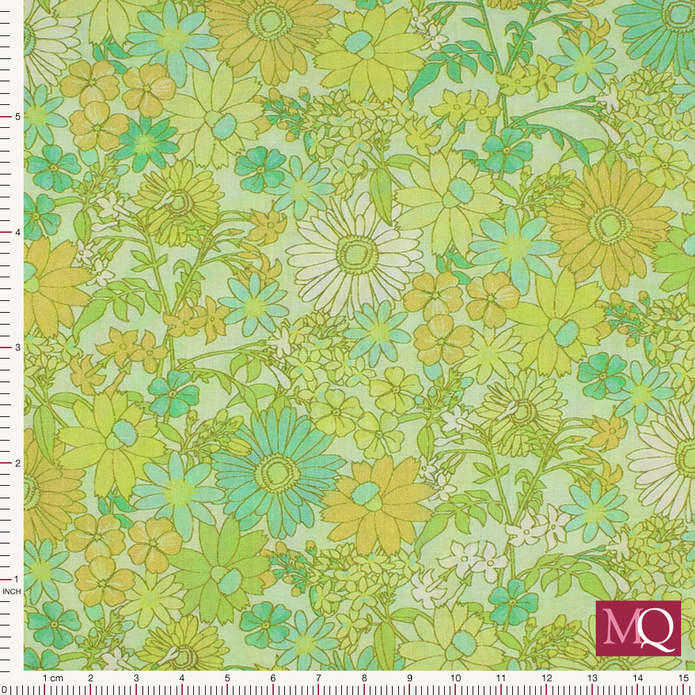 London Calling 9 from R Kaufman - Sweet Pea 19228-55 £14/metre