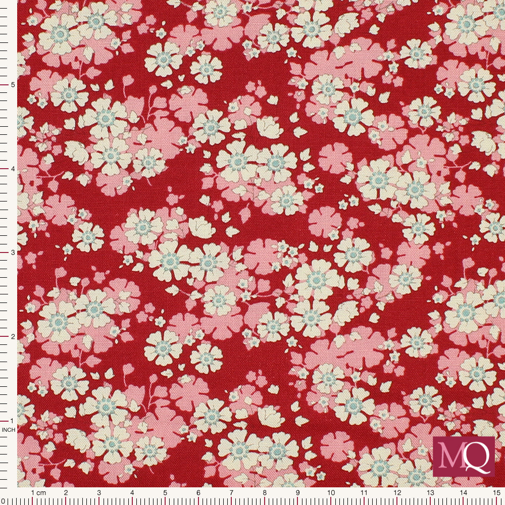 Woodland by Tilda - Aster Carmine 100295 - Remnant (Copy)