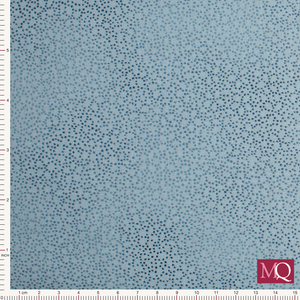 Basic Twist by Stof - Blue Flower Speckle