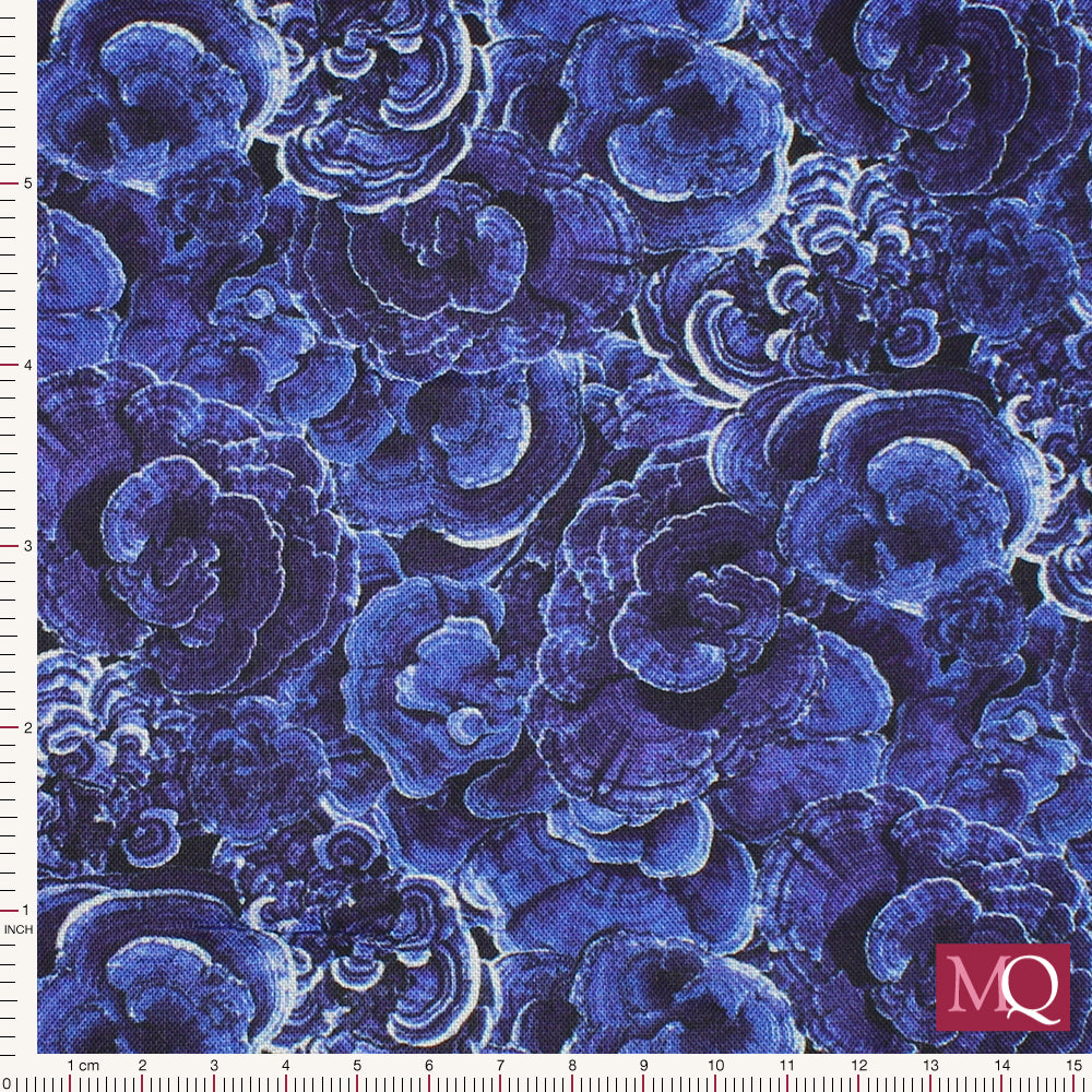 Natural Beauties by Satin Moon Designs at Blank Quilting - Blue