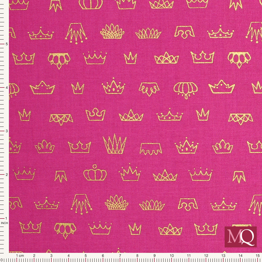 Reign by Rashida Coleman-Hale for Ruby Star Society at Moda - Coronation in Magenta/Gold