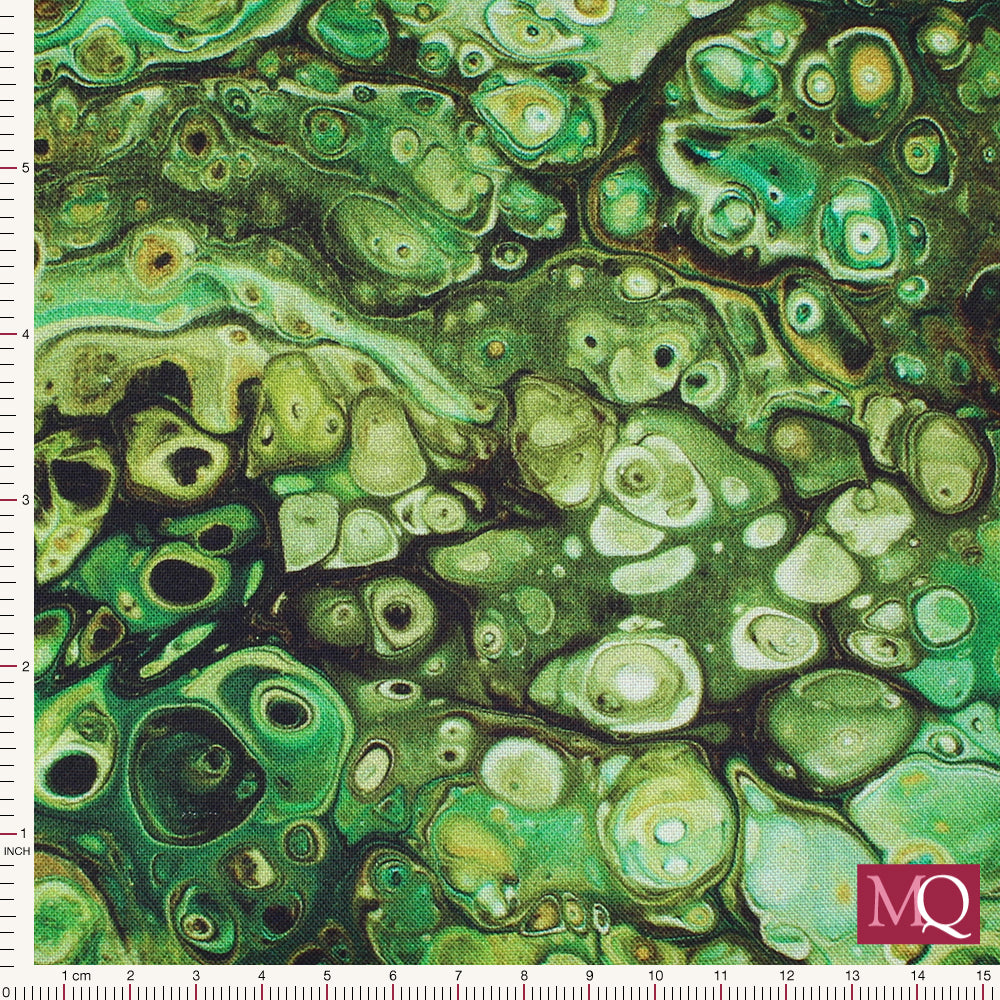 Fusion -Surf - by Odlo Mason for QT Fabrics - Evergreen 649-27608-F £1.40/10cm