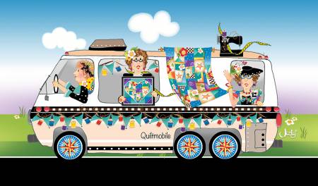 Quiltmobile Gift Magnet # JHDM19