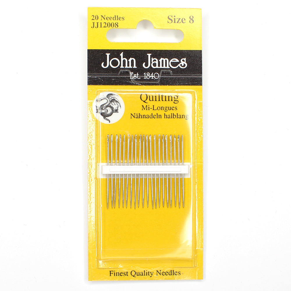 John James Quilting Needles Size 8 20ct JJ12008
