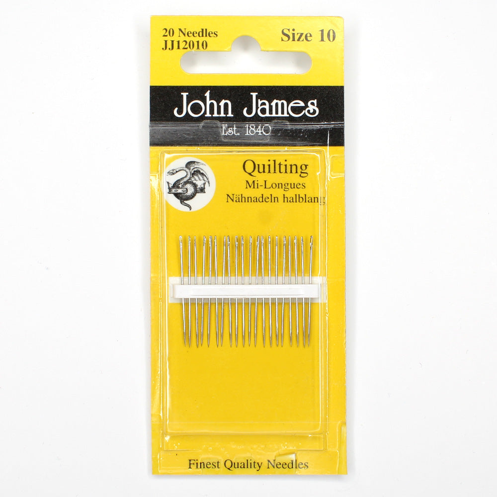 John James Quilting Needles Size 10 20ct - JJ12010