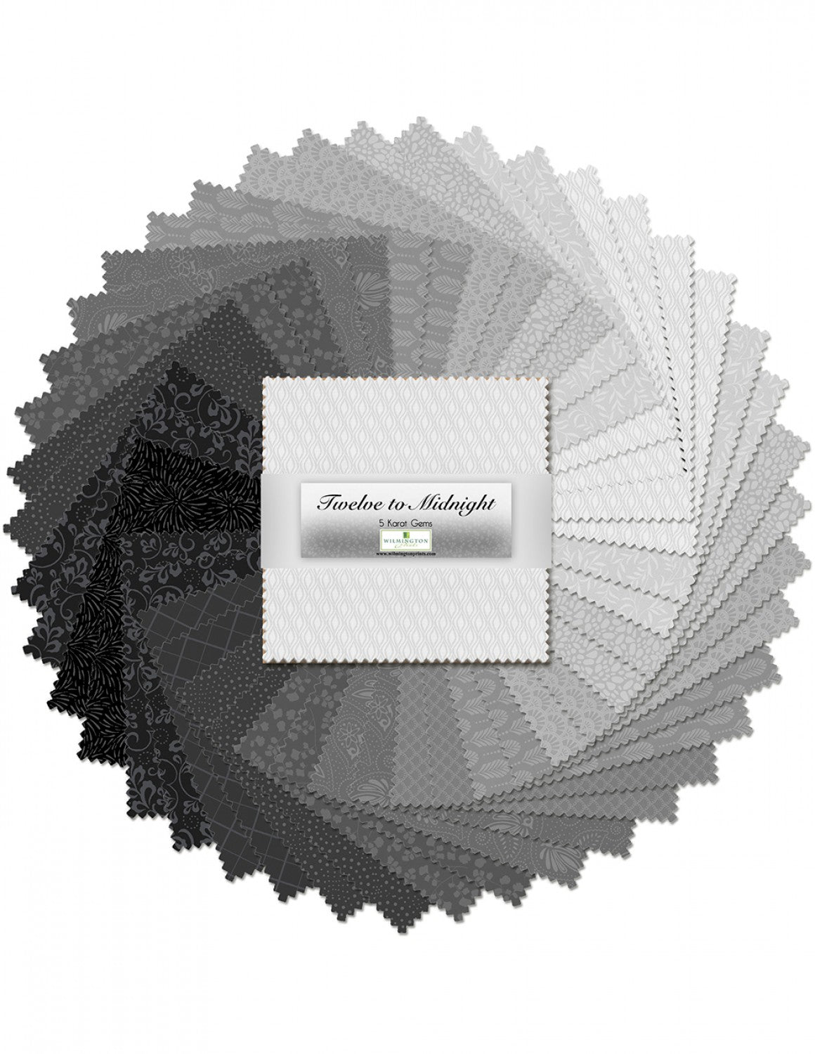 5" Squares - Wilmington Essentials Twelve to Midnight