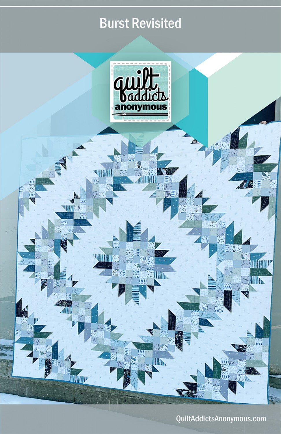 Pattern - Burst Revisited Quilt Pattern by Stephanie Soebbing
