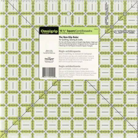 Omnigrid Omnigrip Neon Ruler 10 1/2in x 10 1/2in # RN105