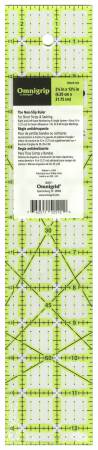 Omnigrid Omnigrip Neon Ruler 2.5in x 12.5in # RN25125