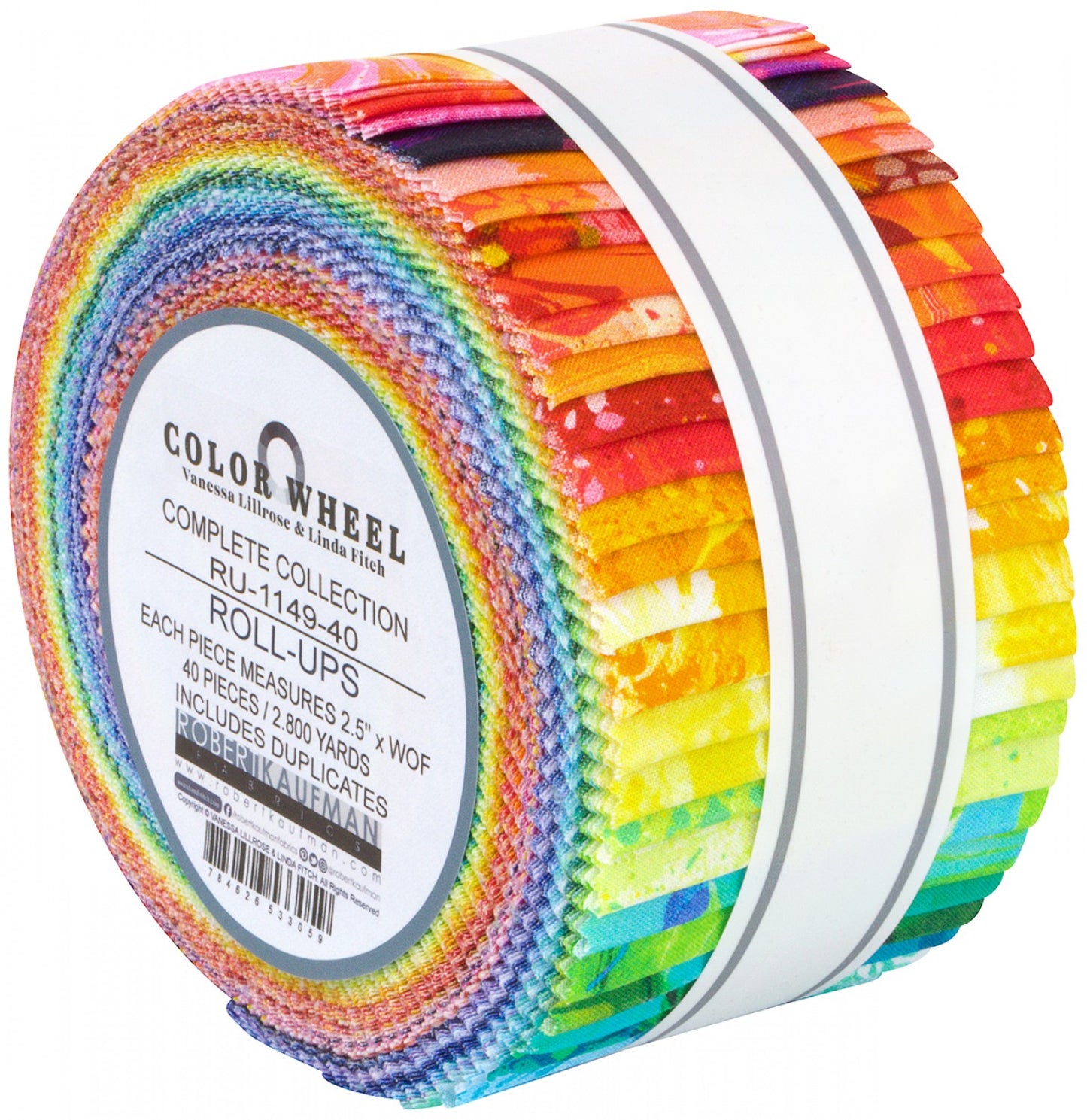2.5" Roll-Up - Color Wheel by Robert Kaufman