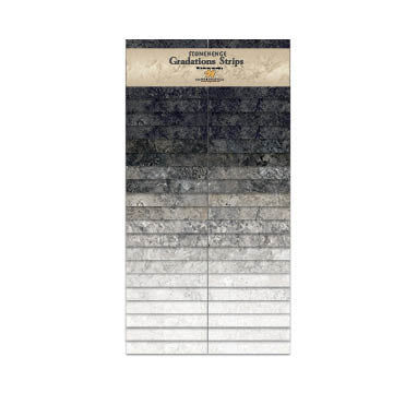 2.5" Strips - Stonehenge Graphite