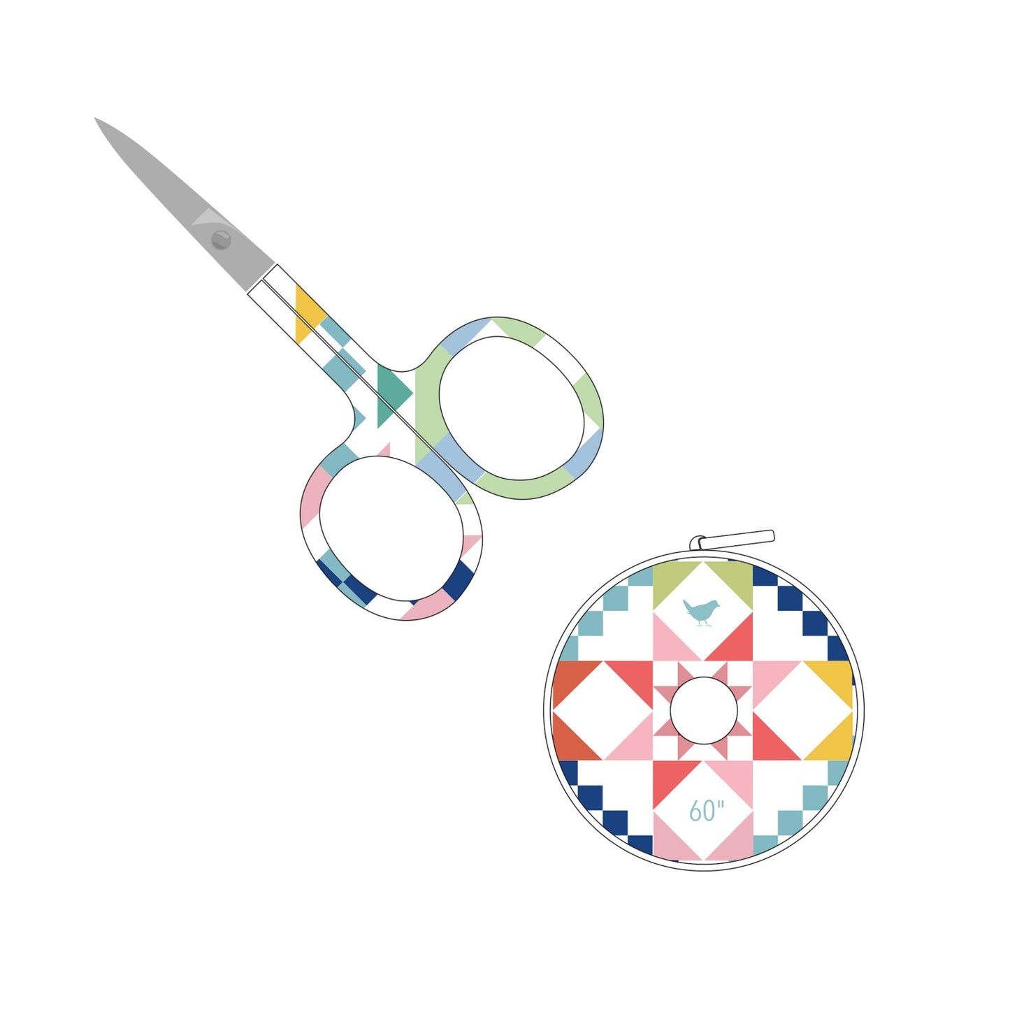 Riley Blake Designs Scissor And Tape Duo # ST-24583