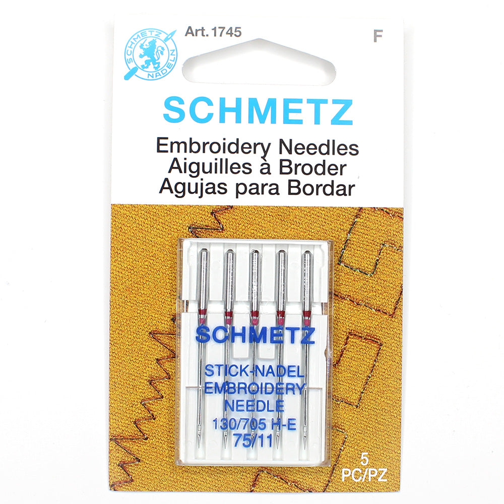 Schmetz Embroidery Machine Needles - 75/11 1745