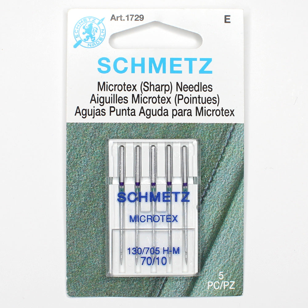 Schmetz Microtex (Sharp) Machine Needles - 70/10