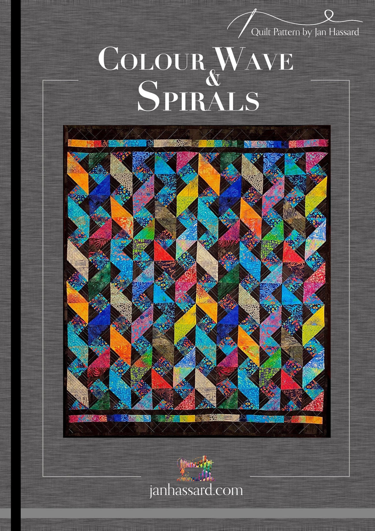 Jan Hassard's Patterns Colourwave and Spirals (Printed A4 Pattern Booklet)
