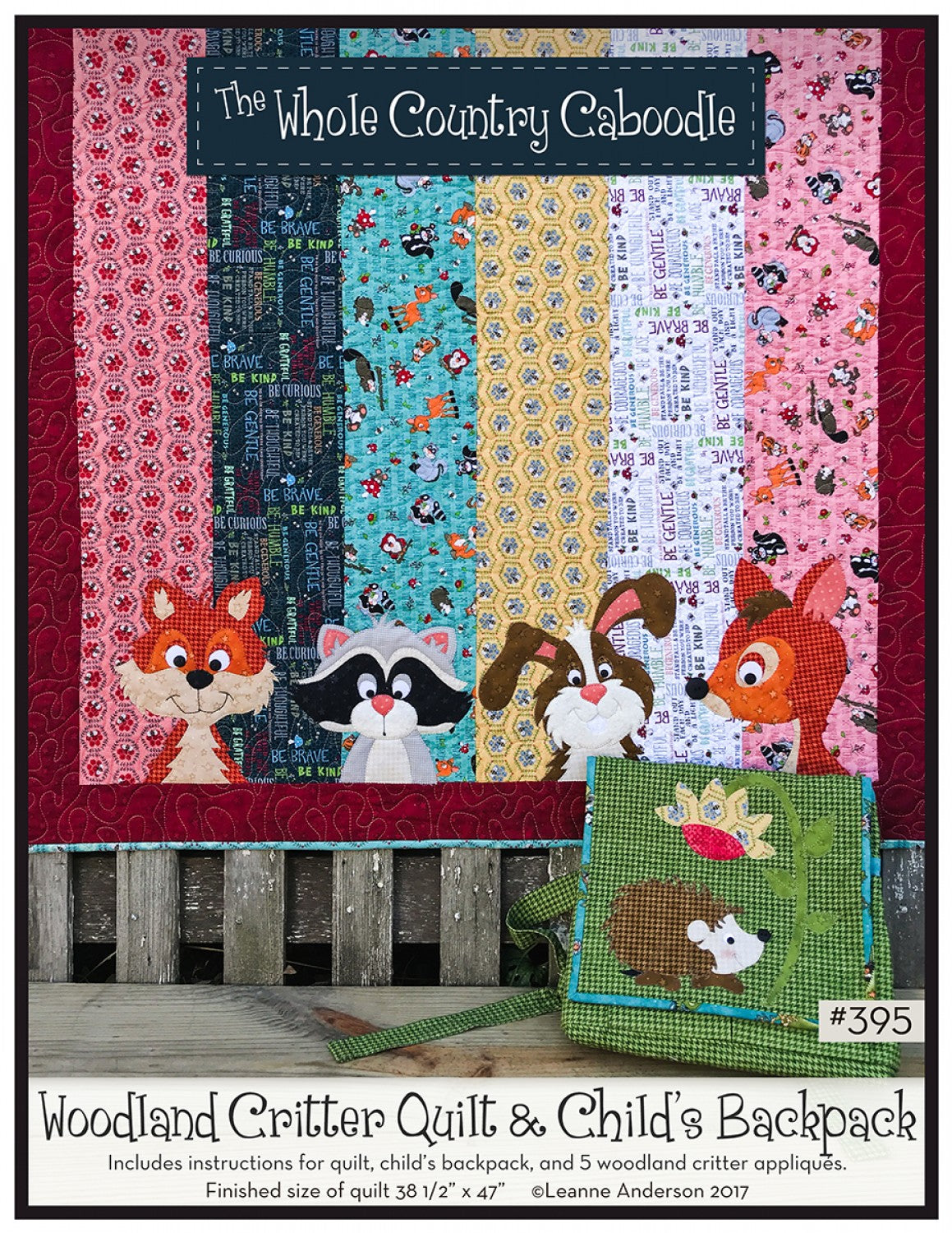 Woodland Critter Quilt Pattern By Leanne Anderson