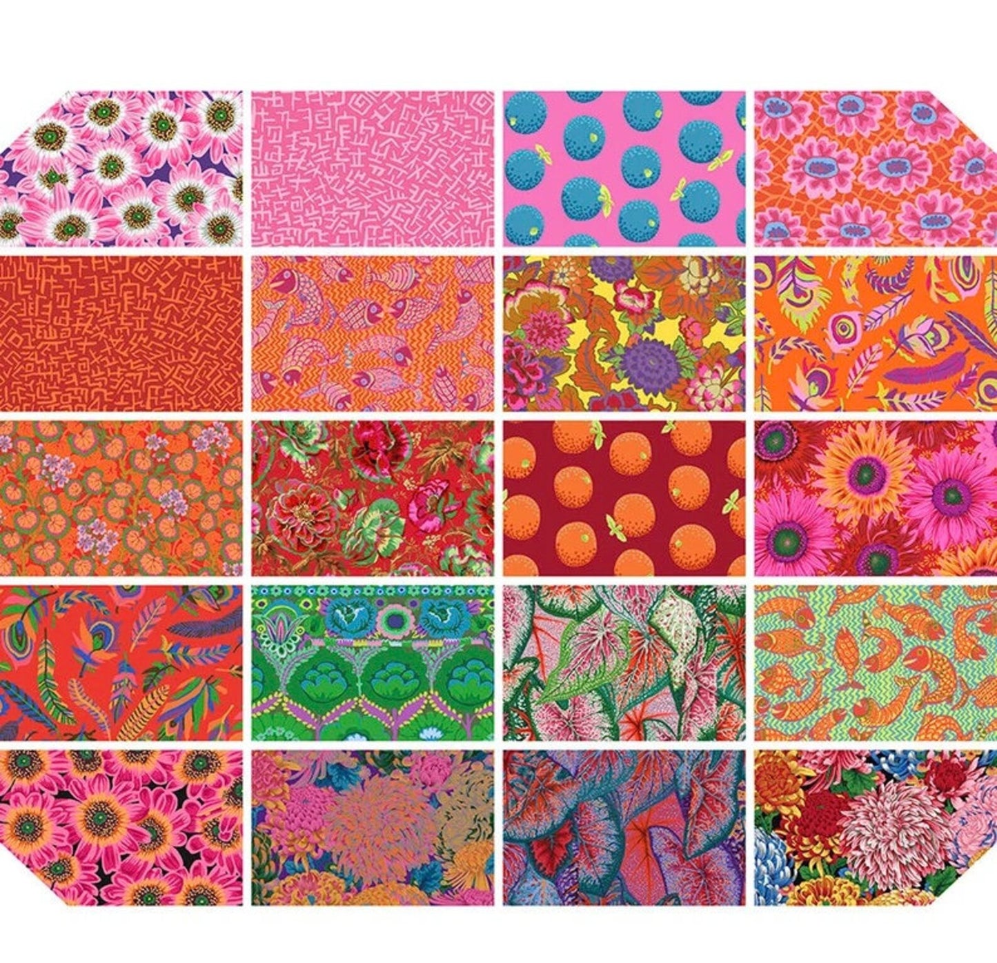 Fat Quarter Bundle - Kaffe Fassett Collective Classics - Bright