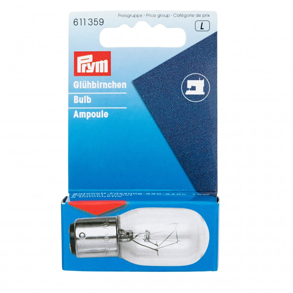 Prym Sewing Machine Bulb - Bayonet Fitting Reduced