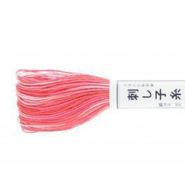 Sashiko Thread Variegated Pink-53