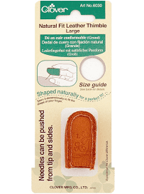Clover Natural Fit Leather Thimble