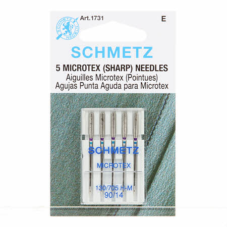 Schmetz Microtex (Sharp) Machine Needles - 90/14 1731 - £3.50