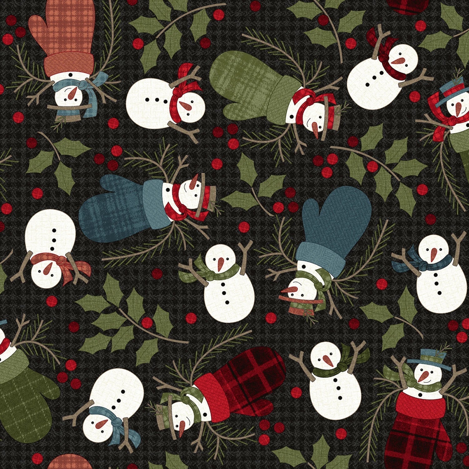 Jolly Holly Christmas Flannel