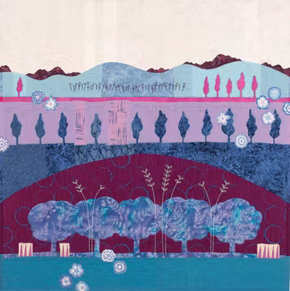 Art Quilt Collage - A creative Journey in Fabric,Paint & Stitch by Deborah Boschert