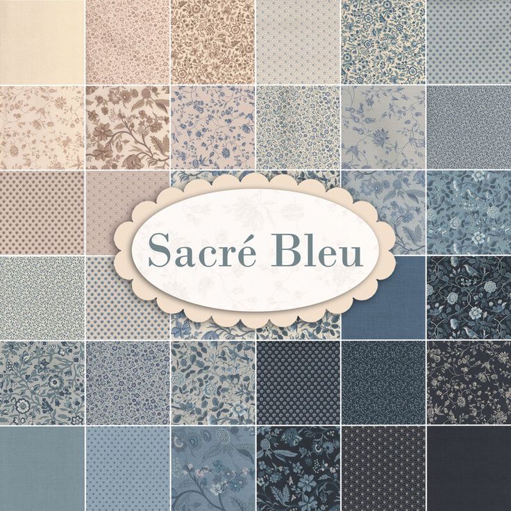 Sacre Bleu Jelly Roll - byFrench General for Moda