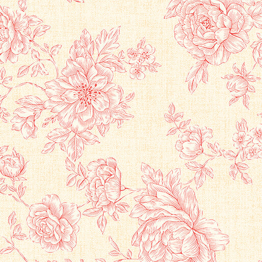 Always - Wedding Blooms Terra Rose by Belle Brunner- 108" Wide
