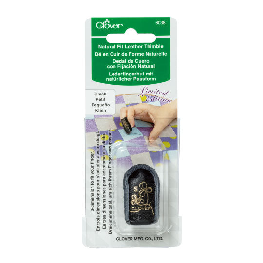 Clover Natural Fit Leather  Thimble (Small) - 6038