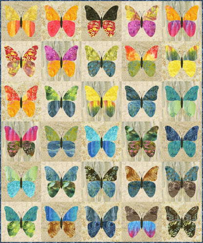 Butterflies Applique Quilt Pattern  by Edyta Sitar for Laundry Basket Quilts