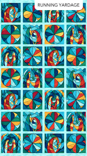 Nativity  by Alison McGarrigle for Northcott Fabrics