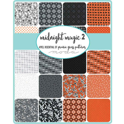 Midnight Magic 2 - 5" Charm Pack -  by April Rosenthal  for Moda