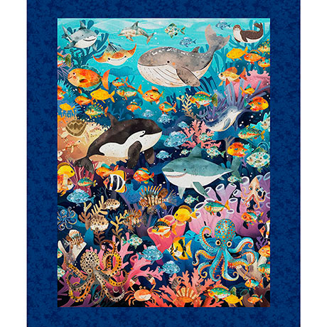 Deep Sea Dazzle-  Undersea Panel