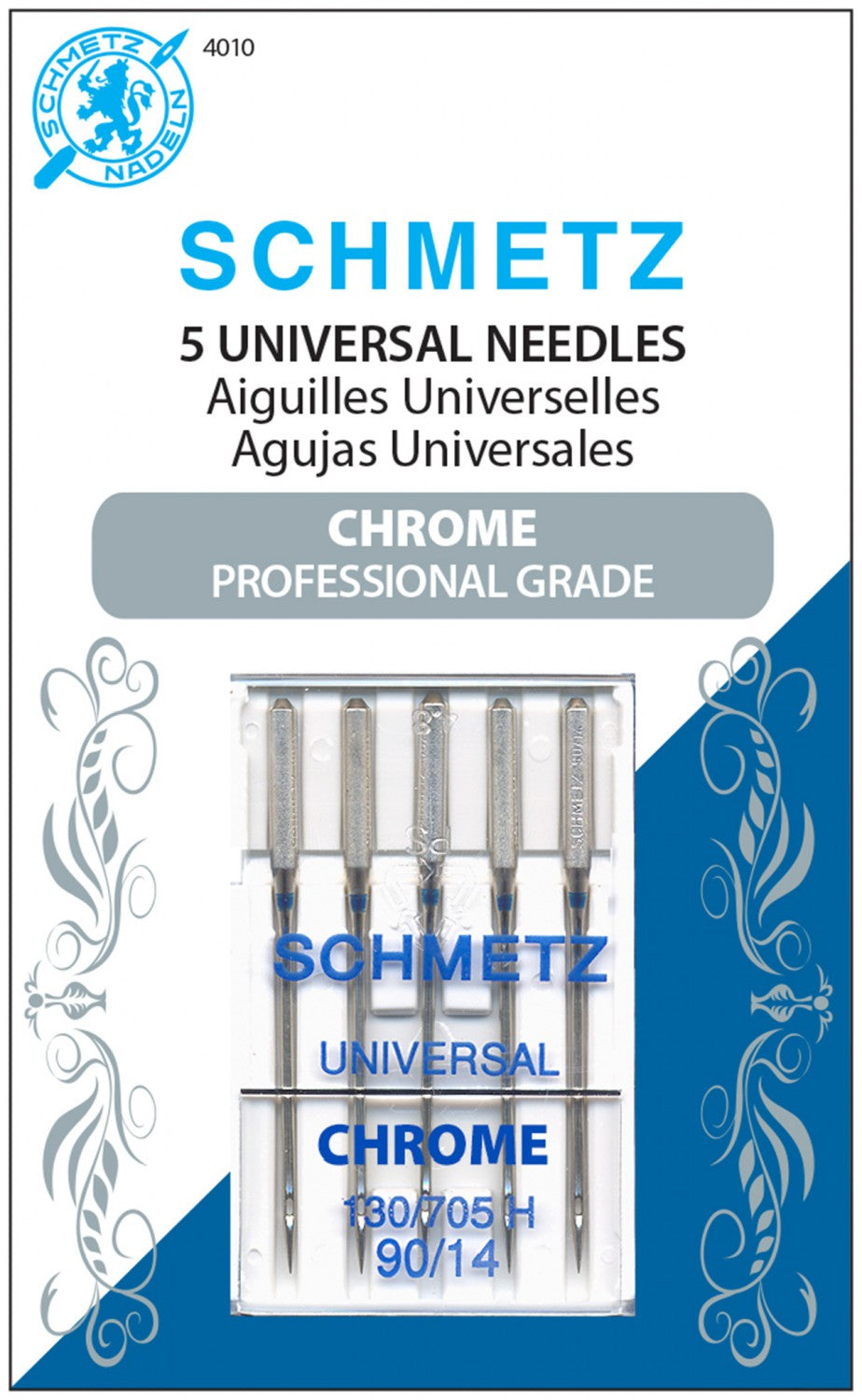 Schmetz Universal Machine Needles - Chrome 90/14 4010