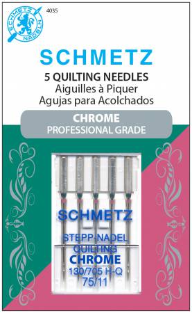 Schmetz Machine Needle Chrome Professional - Quilting 75/11 4035
