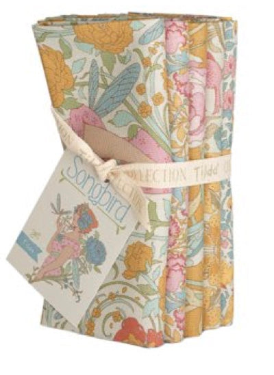 Fat Quarter Bundle - Tilda Songbird - Yellow