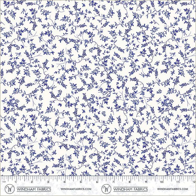China  Blue  by Whistler Studio for Windham  - Flowing Vine