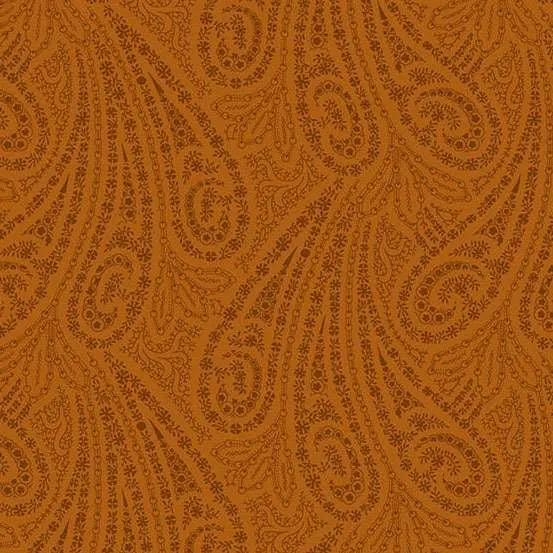 Grand Paisley by Jo Morton - Persimmon