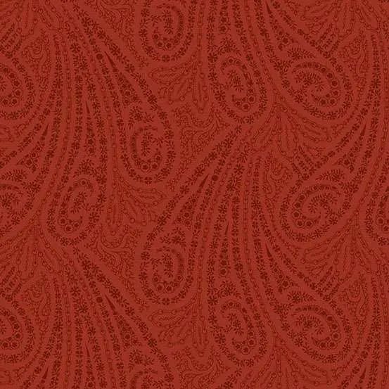 Grand Paisley by Jo Morton - Crimson Remnant