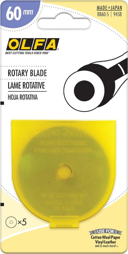 Olfa Rotary Blades - 60mm RB60-5