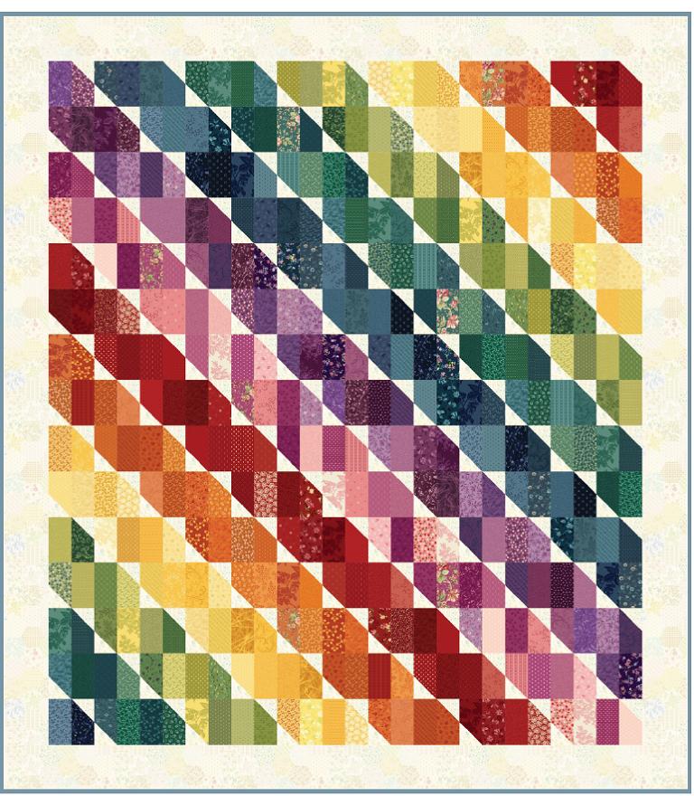Patrick's Promise - Ribbons and Rainbows Quilt Free Download  - Parick's Promise Jelly Roll