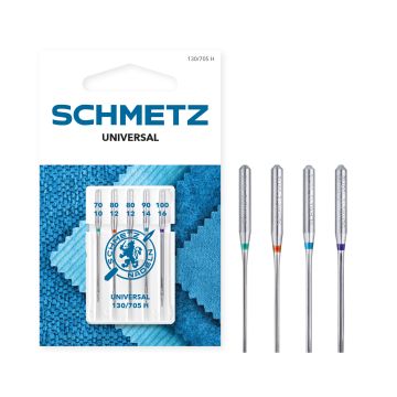 Schmetz Universal Machine Needle Assorted Sizes 70/80/90/100