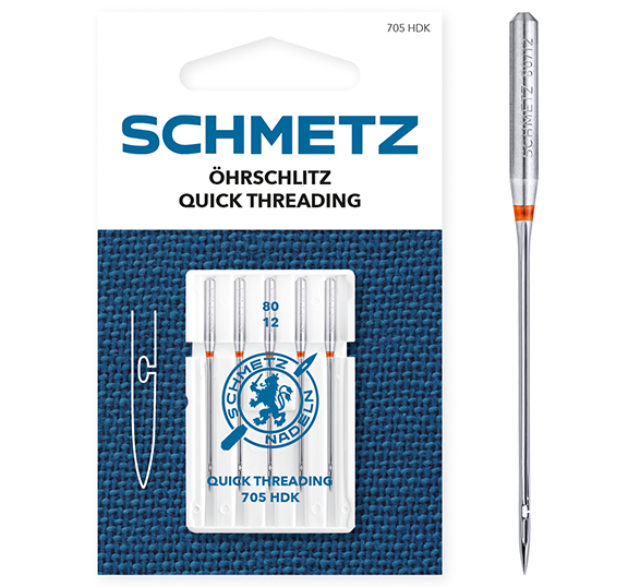 Schmetz Quick Threading Needles - 80/12