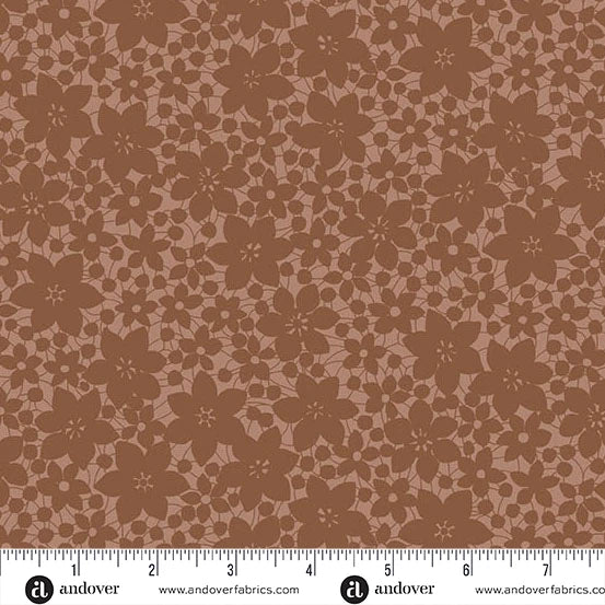 Color Me Whispered by Stephanie Organes Laced Blooms Mocha