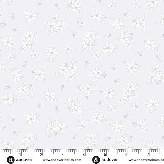 Color Me Whispered by Stephanie Organes Treasure Blooms Silver