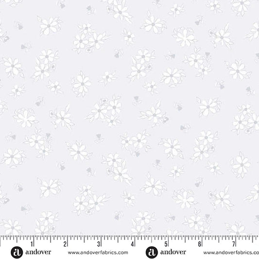 Color Me Whispered by Stephanie Organes Treasure Blooms Silver