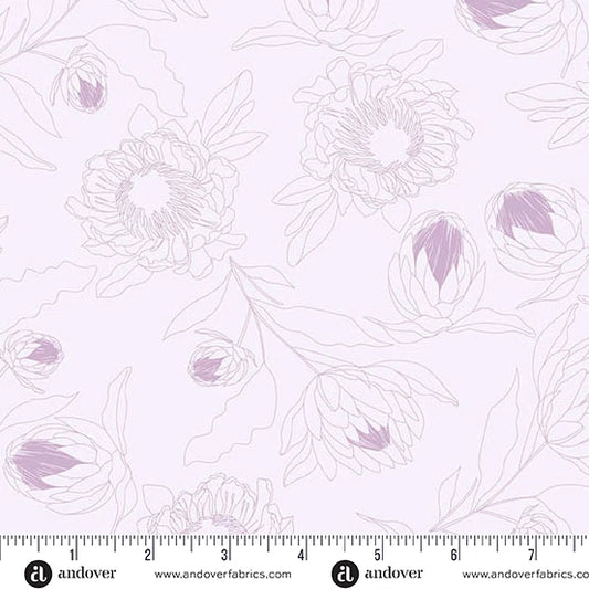 Color Me Whispered by Stephanie Organes Protea Whisper Periwinkle