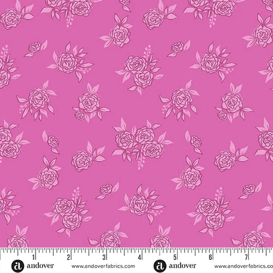 Color Me Whispered by Stephanie Organes Rosy Haze Magenta